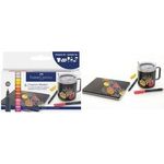 FABER-CASTELL Summer breeze Lackmarker farbsortiert 1,5 mm, 6 St. (160705)