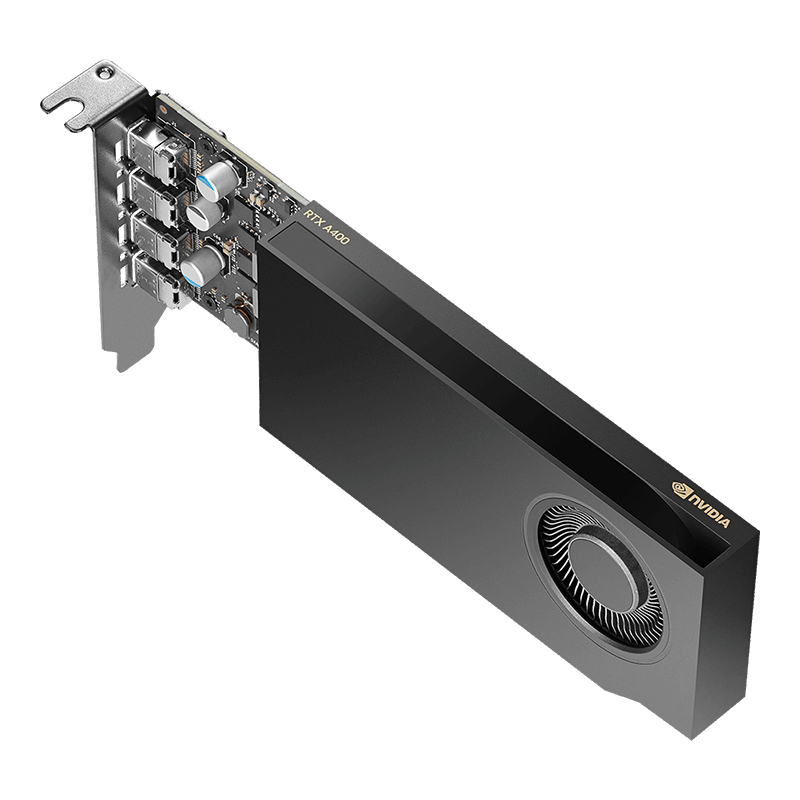 NVIDIA RTX A400 Grafikkarte 4 GB GDDR6 PCIe 4.0 x8 Schwarz