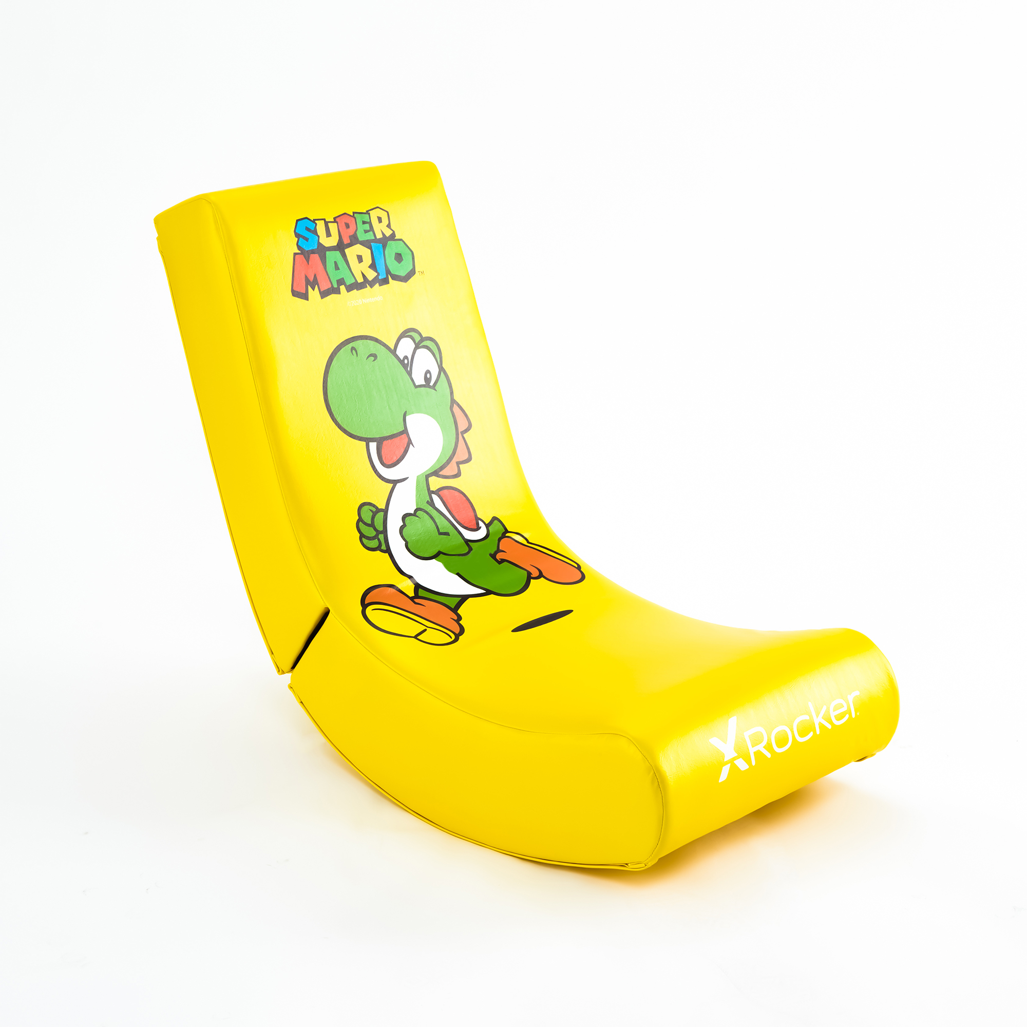 X-Rocker Super Mario Video Rocker - Yoshi Konsolen-Gamingstuhl Grün, Gelb