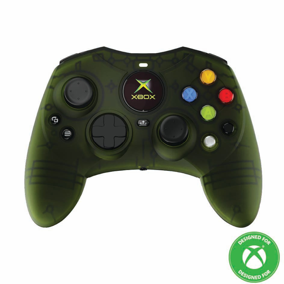 Hyperkin DuchesS kabelgebundener Controller für Xbox Grün, Transparent