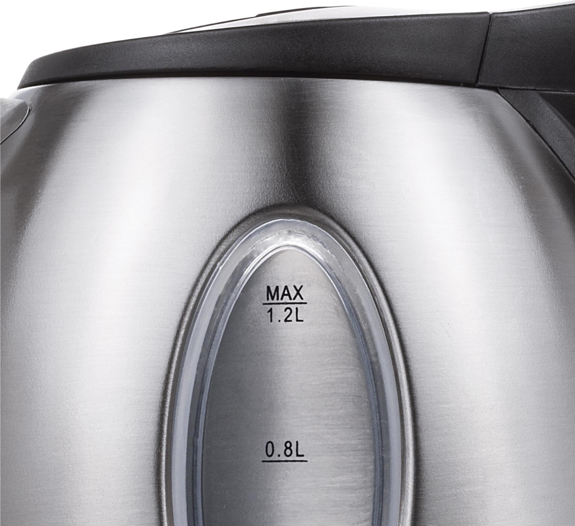 Tristar WK-1325 Wasserkocher 1.2 Liter 850 W Rostfreier Edelstahl