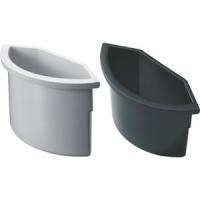helit Abfall-Einsatz für Papierkorb H69059, schwarz ohne Deckel, für Papierkörbe mit Durchmesser 260-300 mm (H6107295)