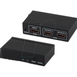 SHIVERPEAKS SHVP 05-03002 - HDMI Splitter, HDMI Buchse auf 2x HDMI Buchse, 4K2K, 3D (SP05-03002)