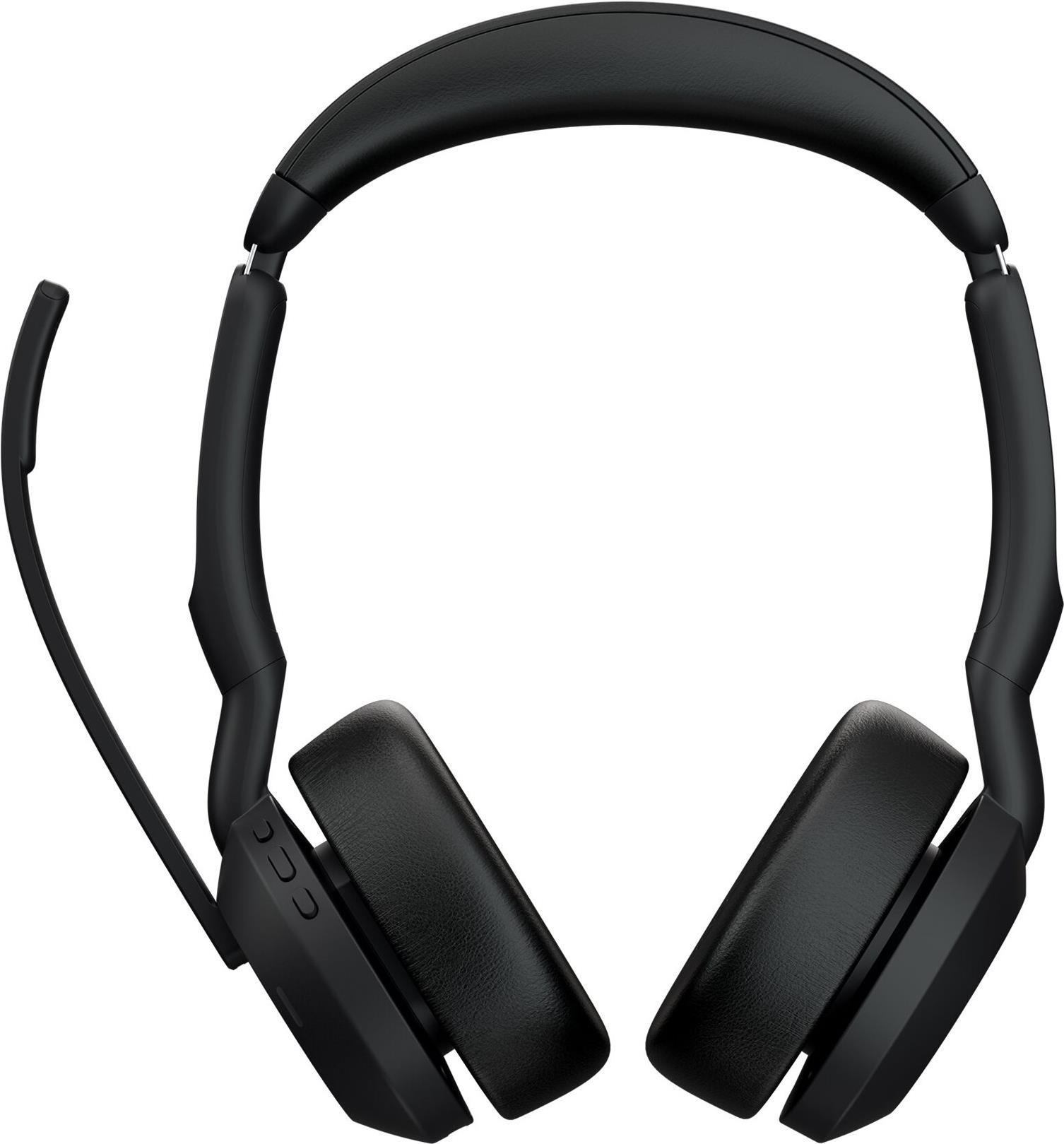 Jabra Evolve2 55 MS Stereo On-Ear Headset Schwarz