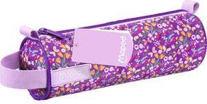 Maped Schlamper-Rolle Liberty, lila / violett aus Neopren, mit Reißverschluss, im Blumen-Design, - 1 Stück (932910)