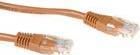 ACT Brown 7 meter U/UTP CAT5E patch cable with RJ45 connectors. Cat5e u/utp brown 7.00m (IB4607)