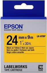 EPSON Band pastell schw./gelb 24mm (C53S656005)