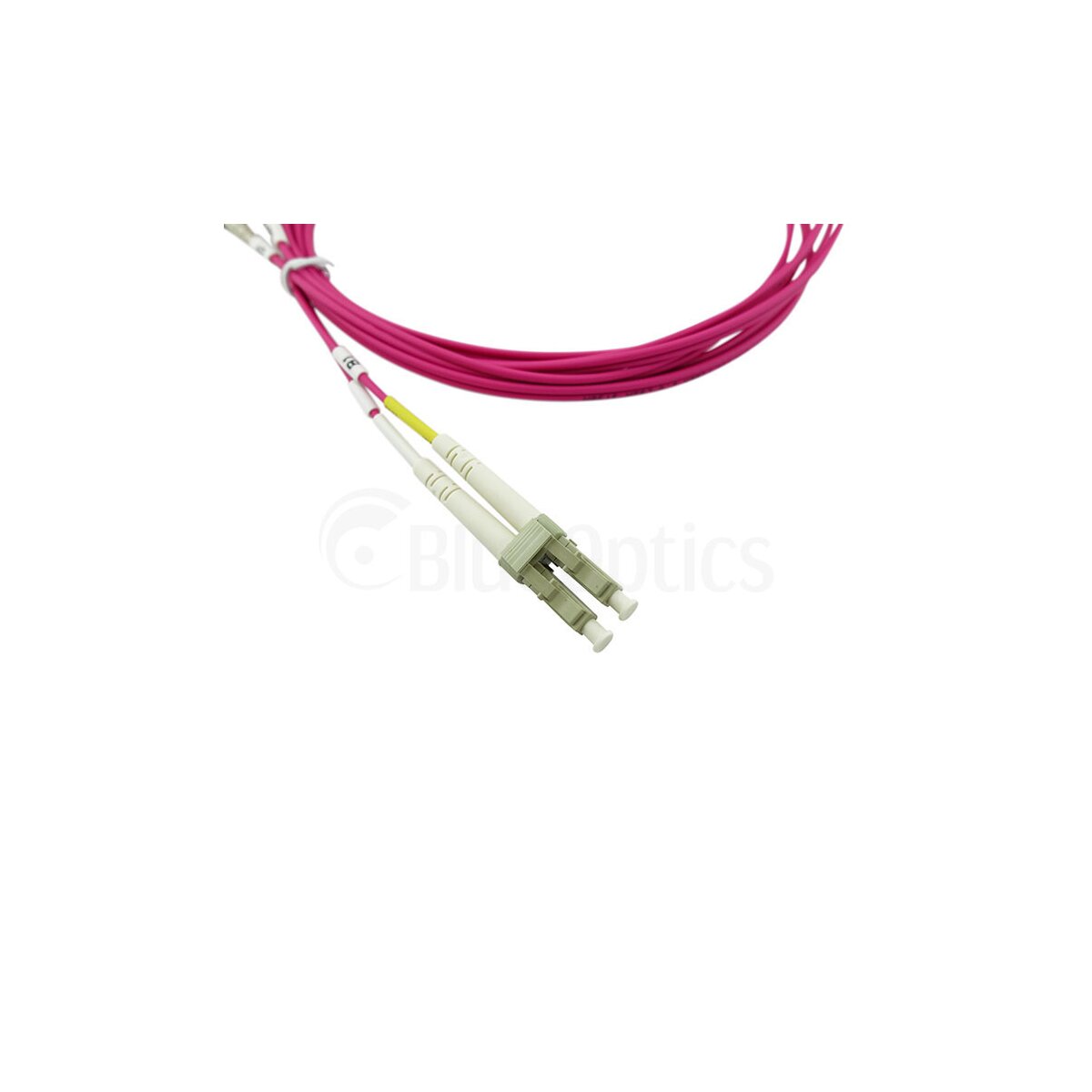 BlueOptics CB-LC-LC-MMF10M Duplex LC-LC Multimode Patchkabel 10 m OM4 Beige
