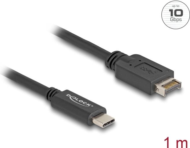 Delock USB 10 Gbps Kabel Typ-E Key A 20 Pin Stecker zu Type-C 1 (85530)