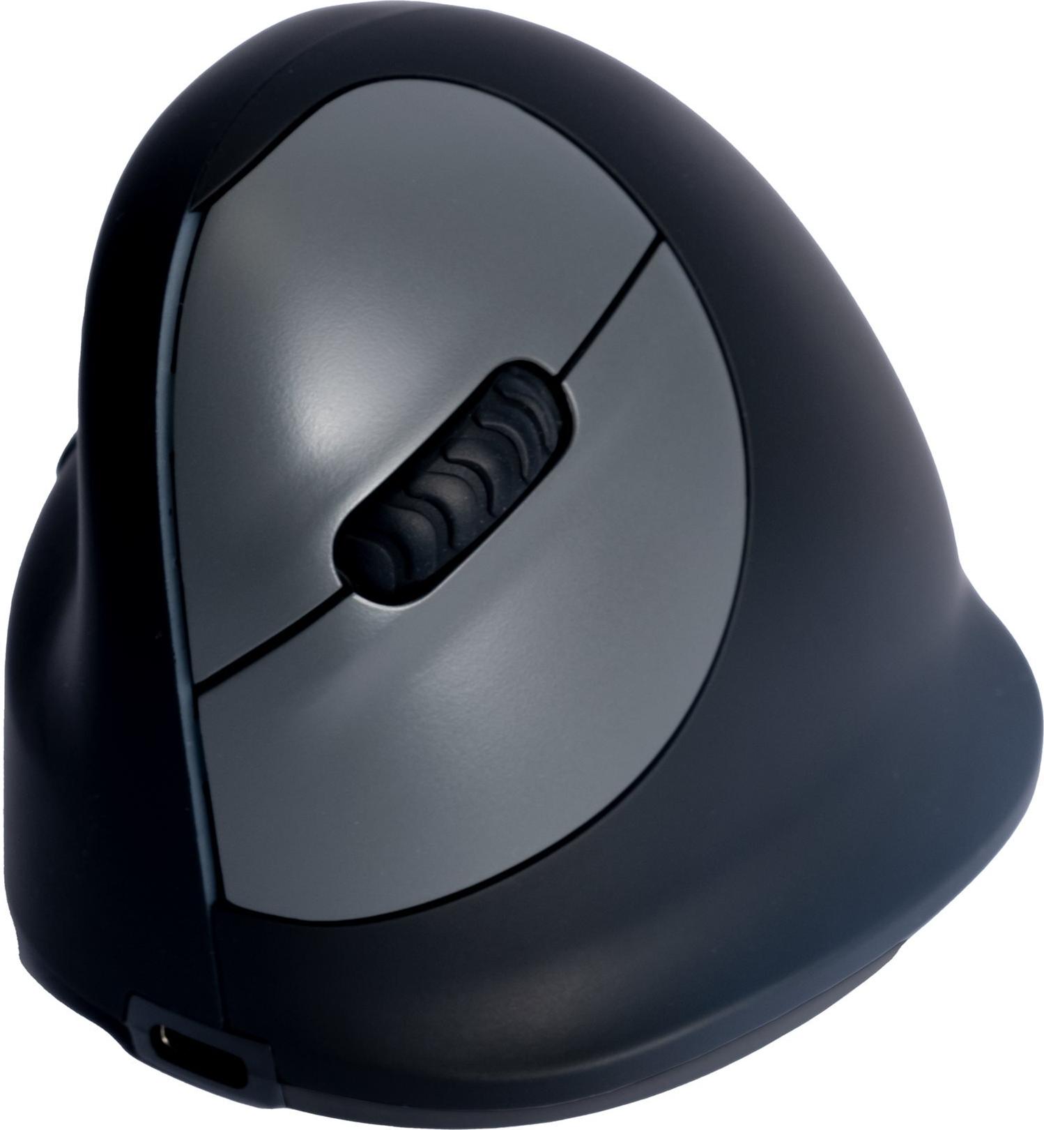 R-Go Tools HE Break Ergonomische Vertikale Maus Linkshänder Medium Bluetooth Schwarz