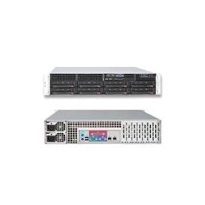 Supermicro SuperServer SYS-6026T-NTR+ 2U Rack-Server Zweiweg SATA Schwarz