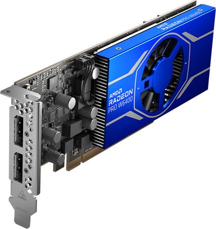 AMD RADEON PRO W6400 4GB PCIE 4.0 X4 2XDP 4GB GDDR6 (100-300000262)