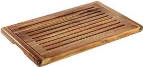 APS Brotschneidebrett AKAZIA (B)530 x (T)325 x (H)25 mm aus Akazienholz, herausnehmbares Krümelfach, - 1 Stück (884)
