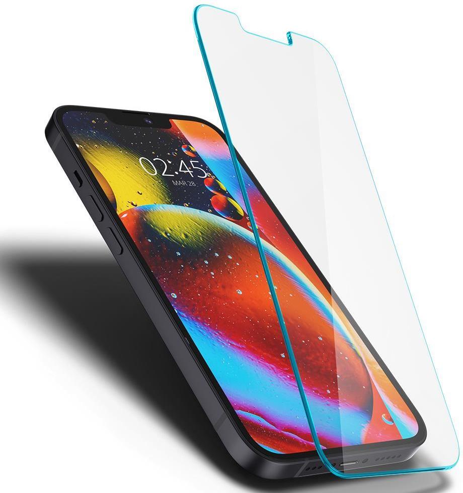 Spigen GLAS.tR EZ Fit Displayschutz Gehärtetes Glas (9H) für Apple iPhone 13 / 13 Pro 6.1" Transparent
