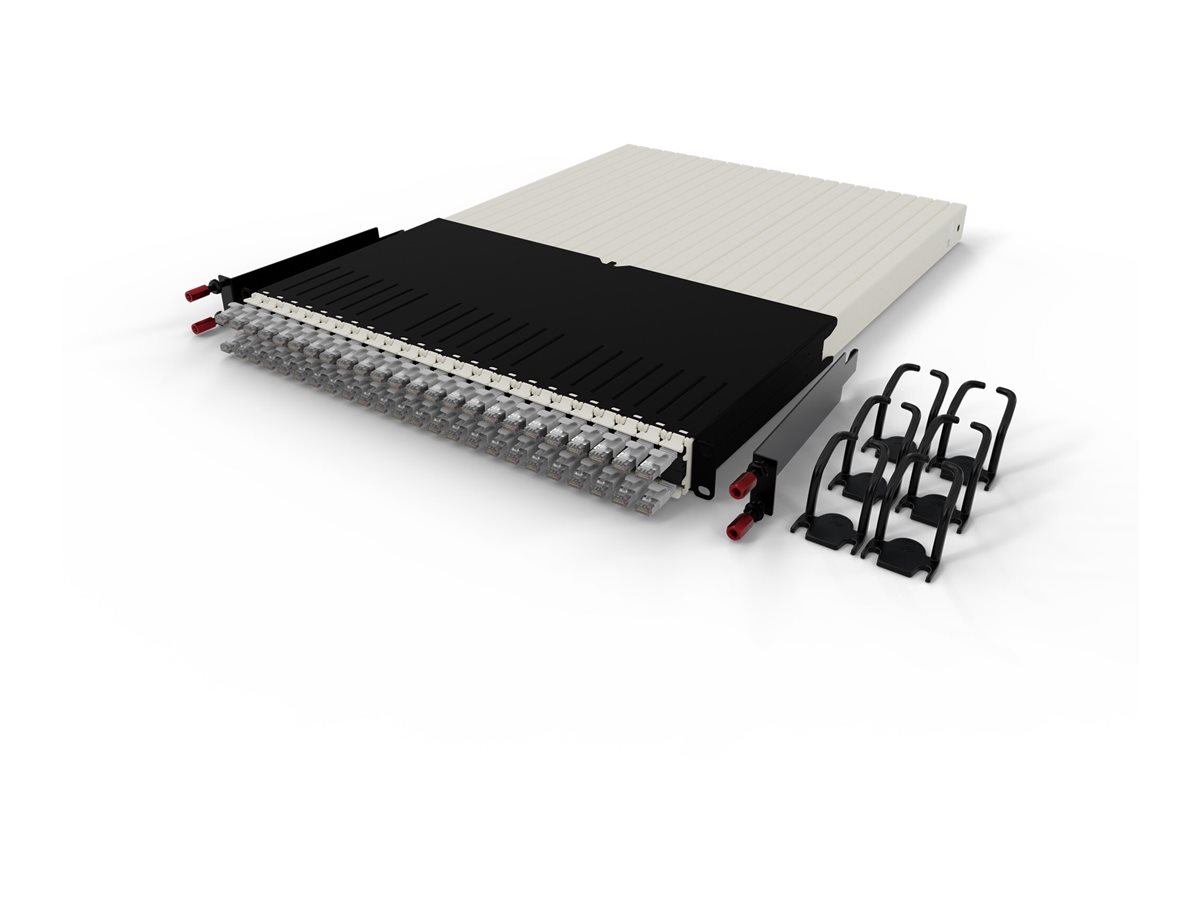 PATCHBOX patchbox.one Kabeleinzugssystem Cat 6a STP 30HE 1,8m Grau