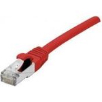 Patchkabel S/FTP, PiMF, Cat.6A, rot, 1,5 m Kategorie: Cat.6A Class EA (2x RJ45), Rohmaterial: KabelCat.7 Rohkabel (858634)