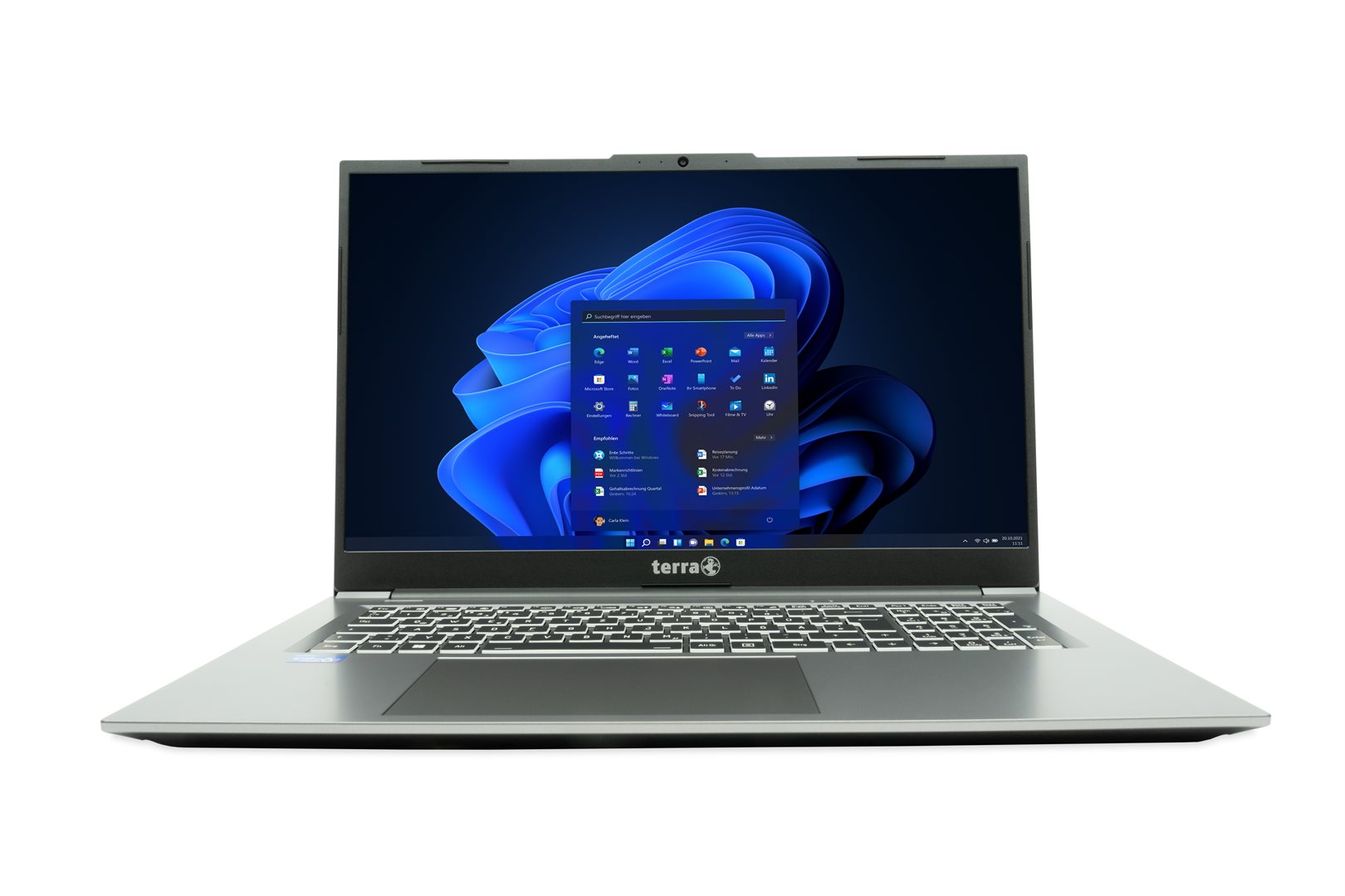 TERRA Mobile 1717R 17,3" Notebook Intel Core i5 16 GB RAM 1 TB SSD Windows 11 Pro Grau