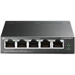 TP-Link TL-SG1005LP - V1 - Switch - unmanaged - 5 x 10/100/1000 (4 PoE+) - Desktop, wandmontierbar - PoE+ (40 W)