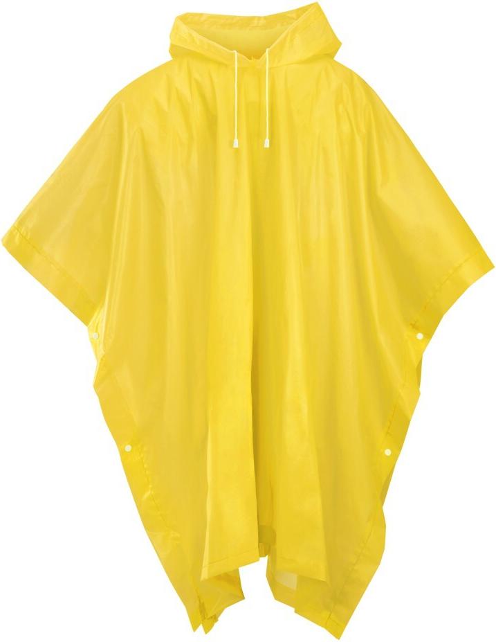 Hama Regenponcho für Fahrradfahren und Wandern, Gelb (00178145)