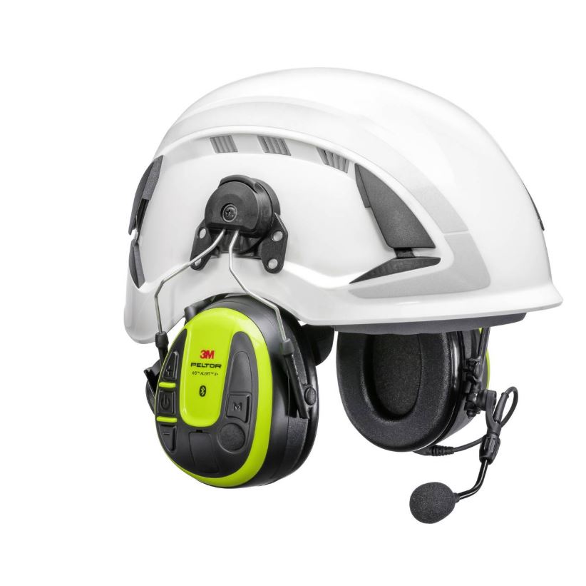 3M Peltor WS Alert X MRX21P3E3WS7 Bluetooth Headset Helm-Befestigung SNR 30 dB Gelb