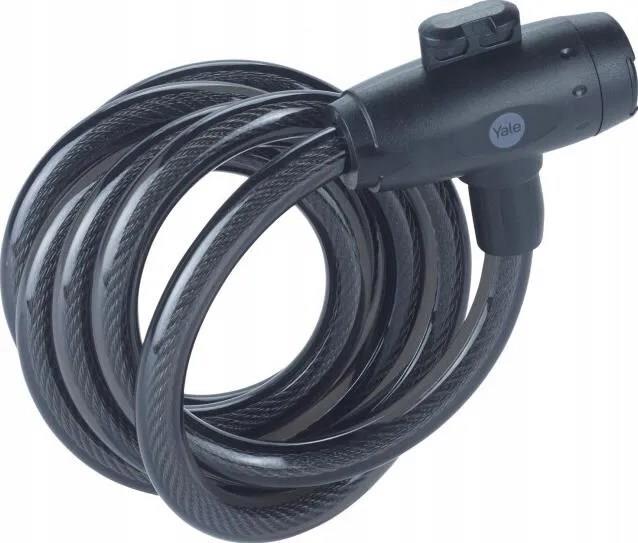 Fahrradkabel mit Schlüssel aus 12 mm Stahl - YCK0/12/200/2 Schwarz (YCK0/12/200/2)