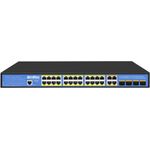 Ernitec Managed Layer 2+ Switch, 24 ports, 4 x Gigabit RJ45 ports, 1 x console port (ELECTRA-M224-1GB-370W)