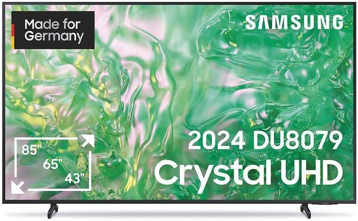 Samsung GU43DU8079U 109,2 cm (43") 4K Ultra HD Smart-TV WLAN Schwarz (GU43DU8079UXZG)