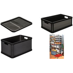 keeeper Aufbewahrungsbox "robert", 64 Liter, graphite Tragkraft: 60 kg, Transportbox, lebensmittelecht, säure - 1 Stück (1088682600000)