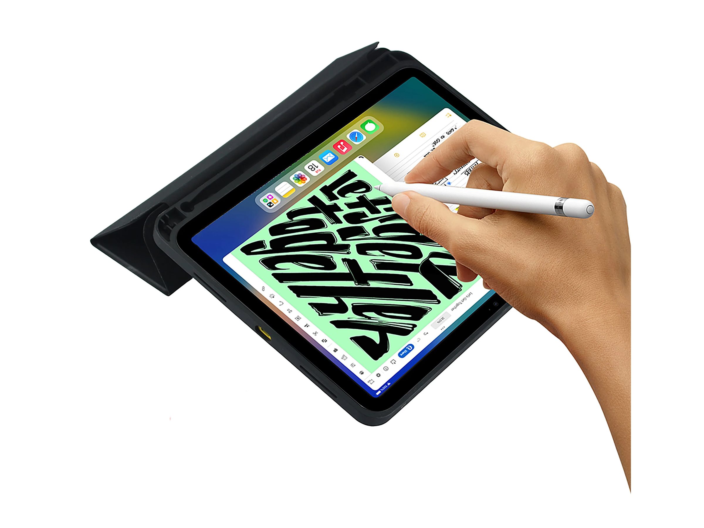 DEQSTER #ST2 Flip-Hülle für iPad Air 11" Schwarz