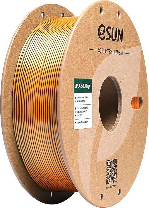 EPLA-SILK MAGIC 1,75mm BLACK GOLD 1kg ESUN 3D FILAMENT (EPLA-SILKMAGIC-P175BJ1)