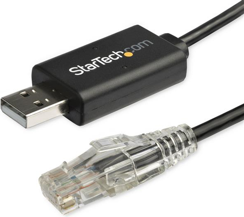 StarTech.com 1,8 m Cisco Console Cable USB to RJ45- Rollover Kabel (ICUSBROLLOVR)