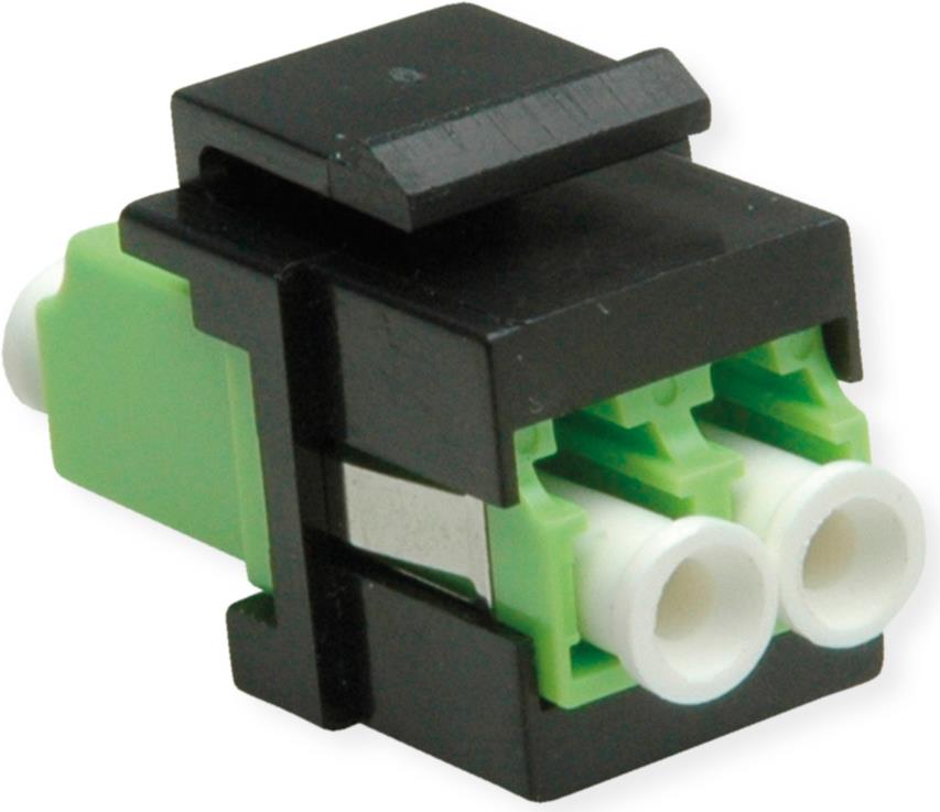 ROLINE Keystone LWL-Adapter LC/LC Duplex, Multimode, OM5 (21.17.0060)