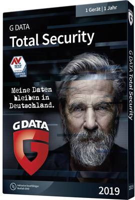 GDATA TOTAL SECURITY 2019 - 1 PC 1 Jahr BOX (C1903BOX12001GE)