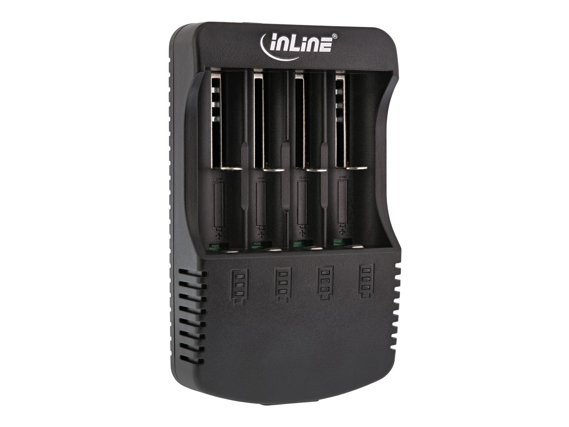 InLine 01287L Batterieladegerät 12 W Schwarz