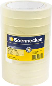 Soennecken Klebefilm 5845 15mmx66m transparent 10 St./Pack. (5845)