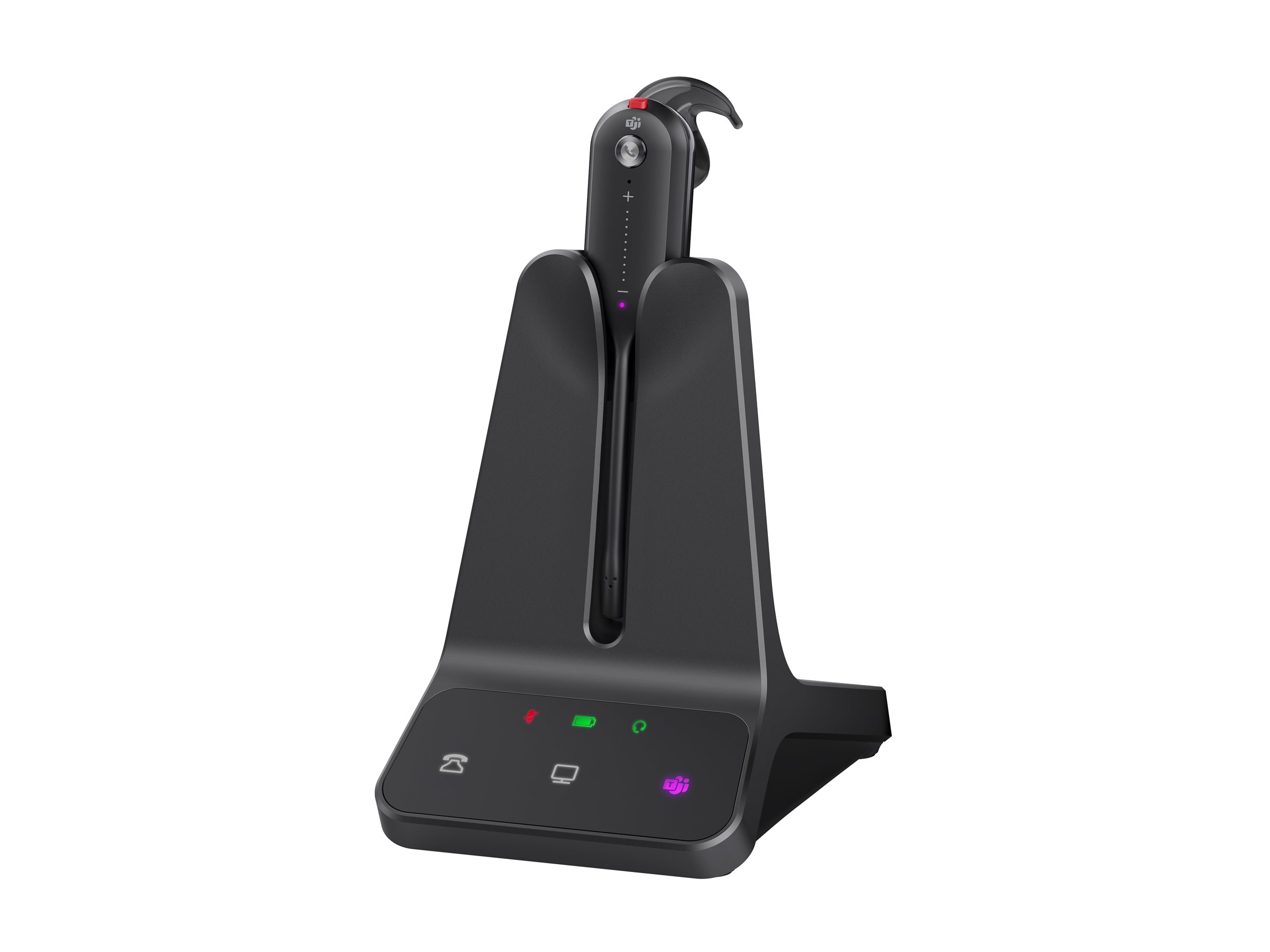 Yealink WH63 E2 Teams Kabelloses DECT-Headset USB-A Schwarz