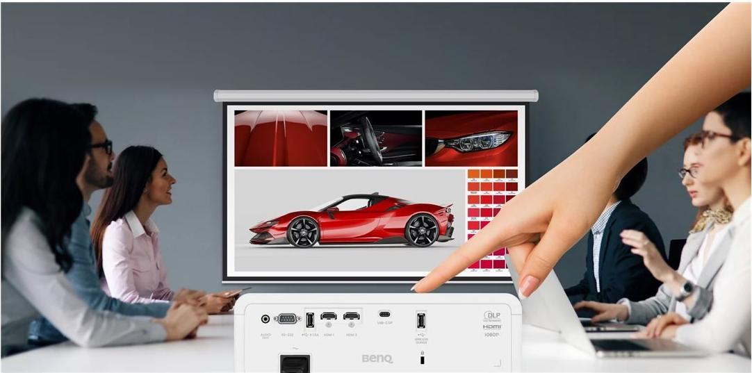 BenQ LW650 DLP-Projektor Laser 4000 ANSI-Lumen WXGA 1280 x 800 Weiß