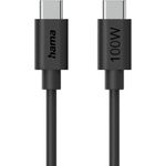 Hama Ladekabel, USB-C - USB-C, 100 W, 1,2 m, Schwarz (00086448)