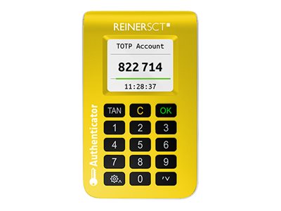 ReinerSCT tanJack photo QR Datenschutzpaket Hardware-Authenticator Weiß, Gelb