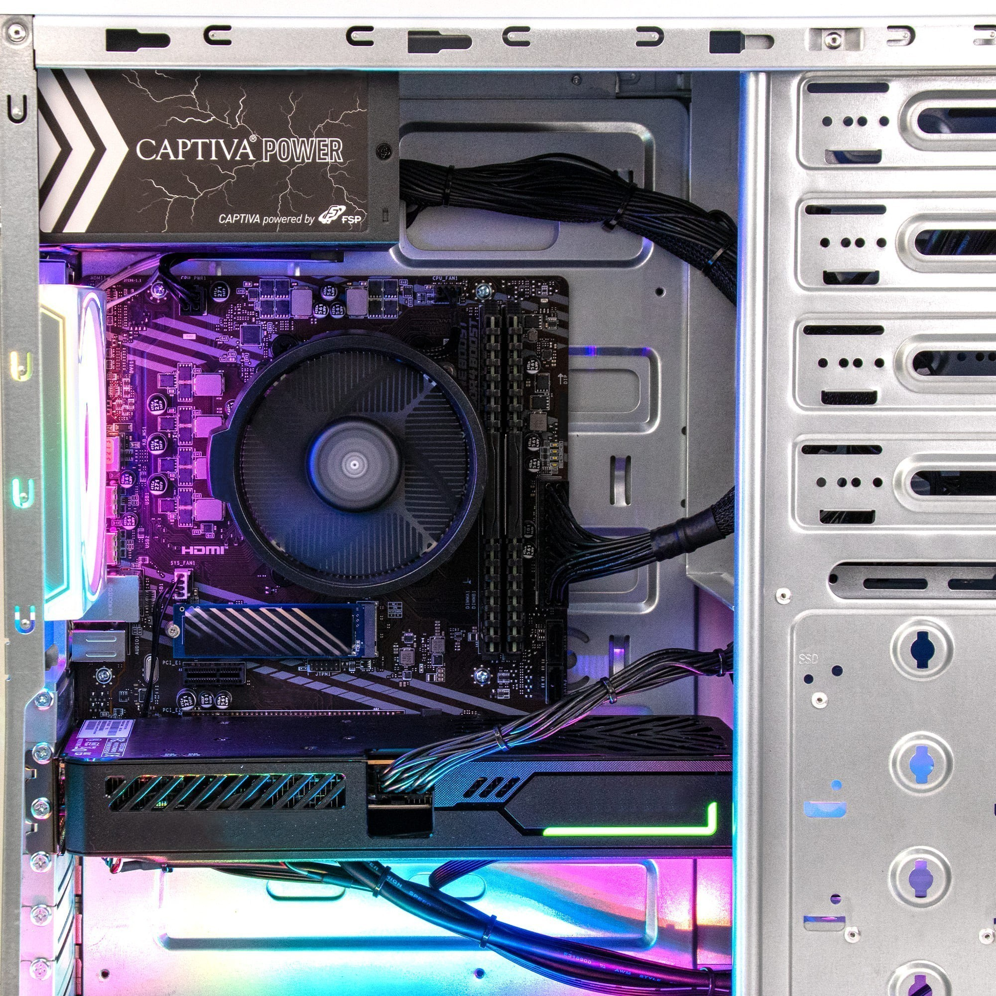 CAPTIVA Advanced Gaming R97-728 Ryzen 5 9500F RTX 5060 Ti 16 GB RAM 1 TB SSD Weiß