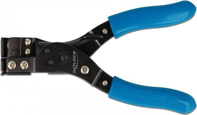 Delock - Kabelbinder-Montagewerkzeug - Schwarz, Blau