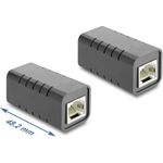 Delock RJ45 Kupplung Buchse zu Buchse Cat.6A geschirmt schwarz (81039)