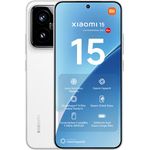 Xiaomi 15 512GB Weiß 16,15cm (6,36") AMOLED Display, Android 15, 50MP Triple-Kamera [Energieklasse A] (MZB0IU5EU)
