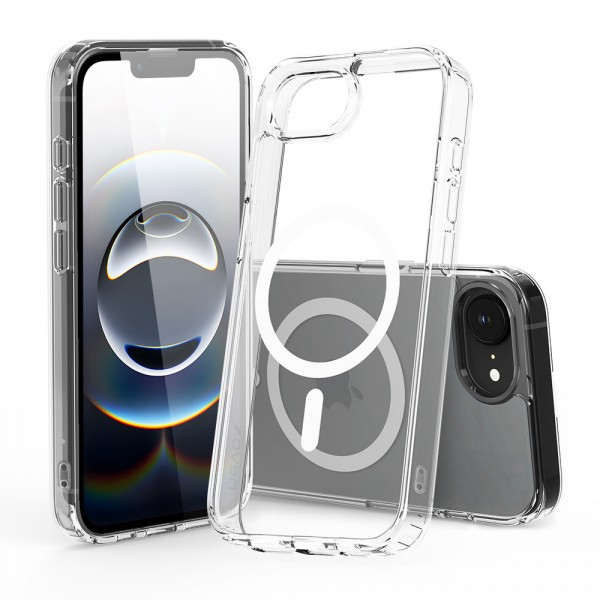 Nevox StyleShell SHOCKFlex MagSafe Handyhülle iPhone 16e 6,1" Transparent