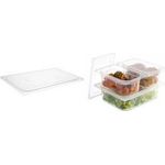 APS GN 1/2 Deckel PP, (B)325 x (T)265 x (H)15 mm aus transparentem Polypropylen, robust und formstabil, - 1 Stück (82113)