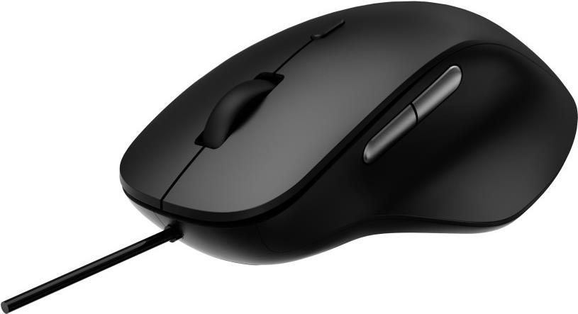 Rapoo Kabelgebundene ergonomische optische Maus N500, Schwarz (00220691)