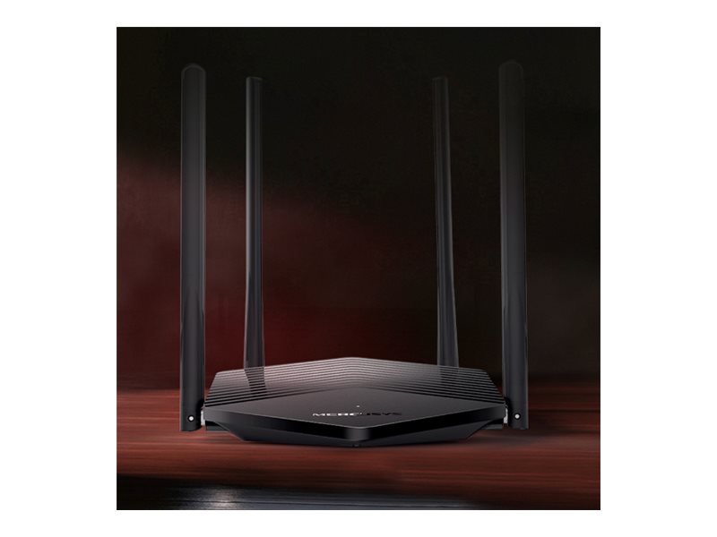 Mercusys MR60X V2 WLAN-Router Wi-Fi 6 Schwarz