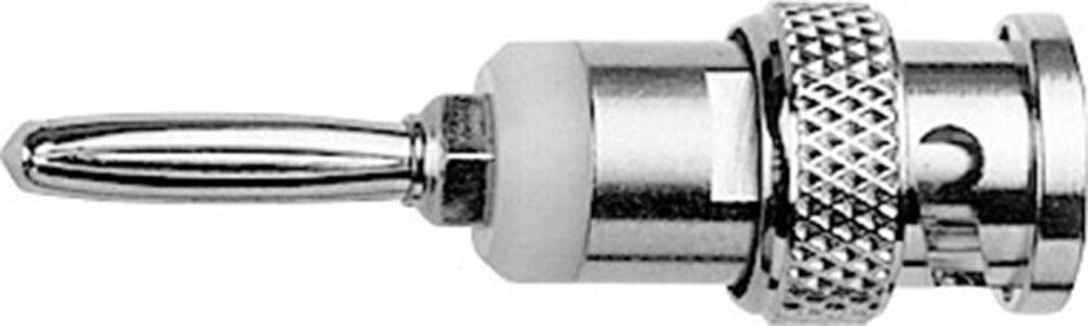 Telegärtner Messadapter [ BNC-Stecker - Lamellenstecker 4 mm] J01008A0628 Silber (J01008A0628)