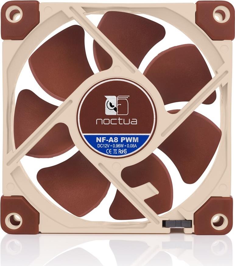 Noctua NF-A8 PWM Gehäuselüfter 80 mm Beige, Braun