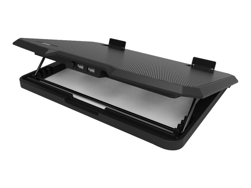 Port Designs Ergonomic Cooler Pro Notebook-Kühler 17" Schwarz